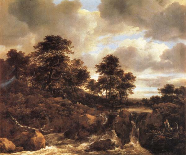 Landscape with Waterfall